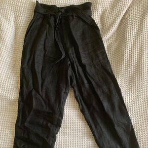 Reformation linen blend pants